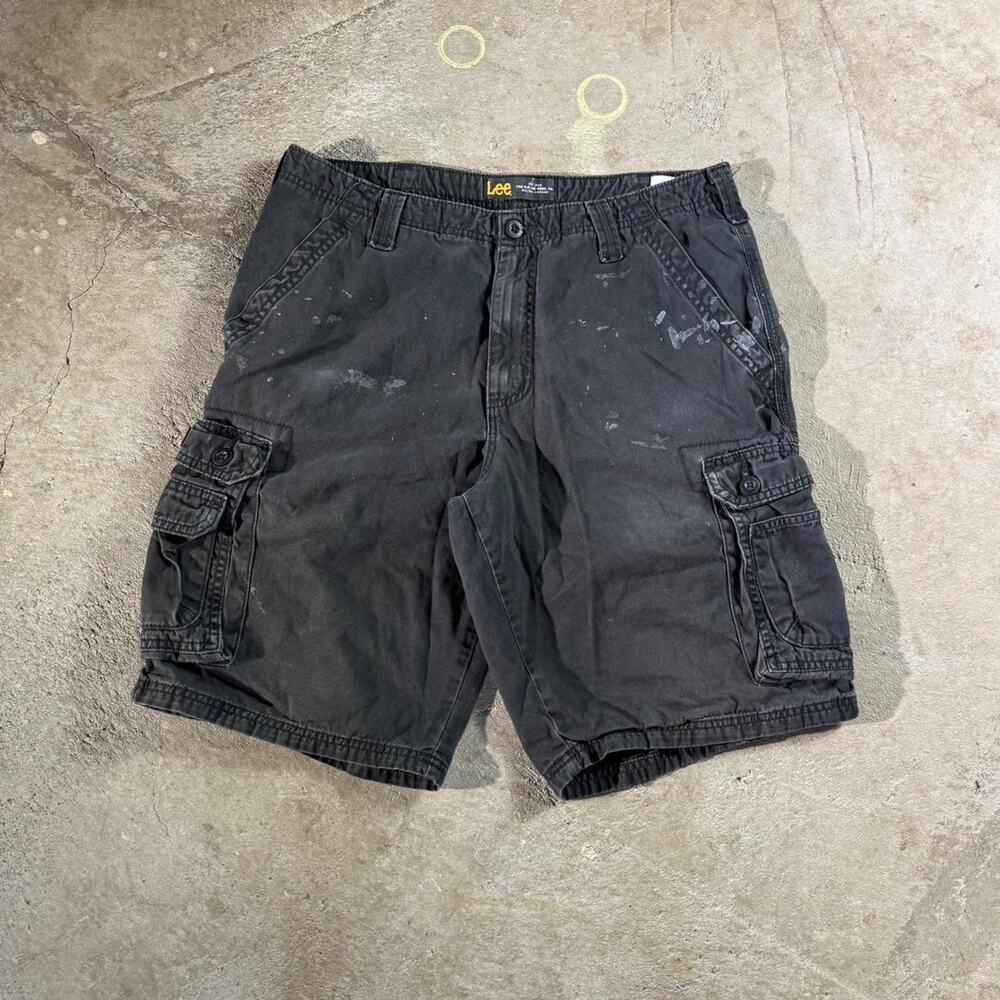 Lee Black Cargo Shorts